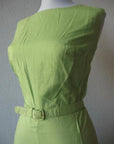 bodice, 50s sleeveless day dress NOS