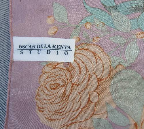 tag for Oscar de la Renta scarf