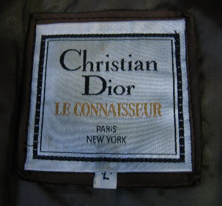 Vintage christian dior labels top