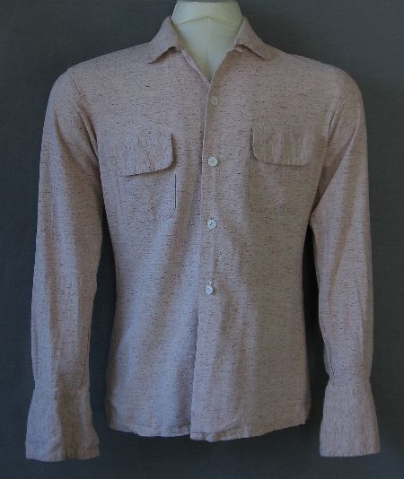 1950s vintage casual long sleeved shirt