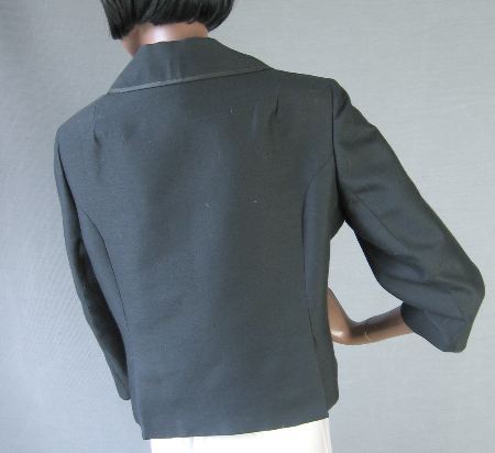 back view, Chanel inspired suit jacket