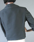 back view, Chanel inspired suit jacket