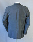 back view, 60s vintage sharkskin suit jacket