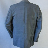 back view, 60s vintage sharkskin suit jacket