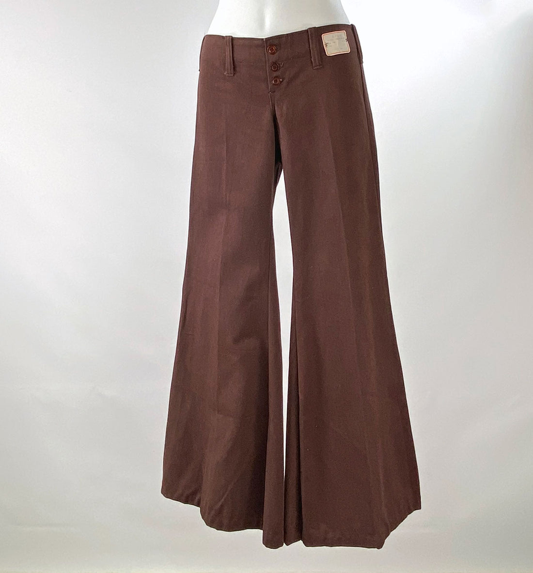 60s Women's Pants Vintage Elephant Bell Bottom Hip Hugger New Old