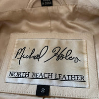 leather jacket label Michael Hoban, North Beach Leather