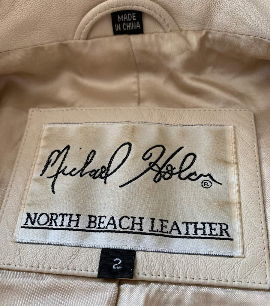 leather jacket label Michael Hoban, North Beach Leather