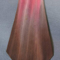 1940s vintage hand painted pink to brown ombre necktie