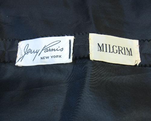 1950s Jerry Parnis Milgrim dress label