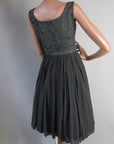 back view, L'Aiglon full skirt Little Black Dress 