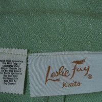 1970s dress and jacket label, Leslie Fay Knits