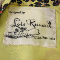 40s Hawaiian jacket label, Designed by Lois Russell Hawaii