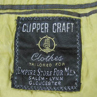 60s suit jacket label, Clipper Craft Clothes, Tailored for Empire Store for men