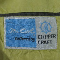 60s suit coat label, Mr. Cool, Tailored by Clipper Craft