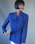 1940s fit & flare women's designer suit jacket