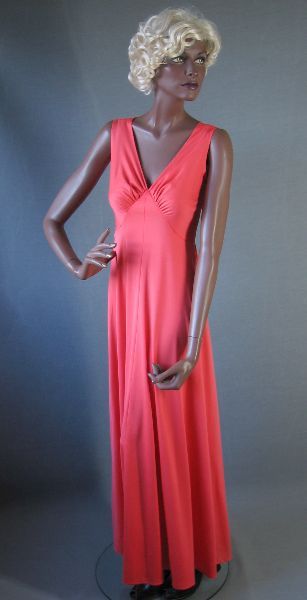 1970s vintage Jean Harlow style gown
