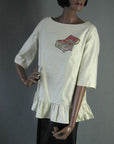 1960s vintage womens shirt top pregnancy