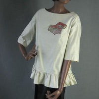 1960s vintage womens shirt top pregnancy