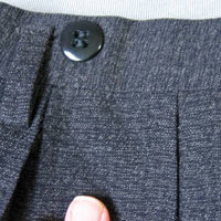 fabric detail men's 40s pleat front pants