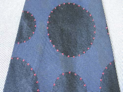 1920s/1930s vintage necktie closeup detail