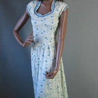 1950s vintage cotton day dress