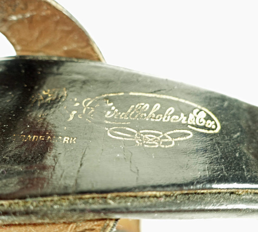 insole with maker's name: Laird Schober & Co.