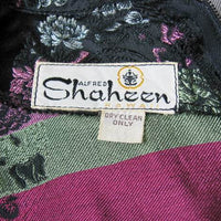 Alfred Shaheen Hawaii label, brocade Asian style dress