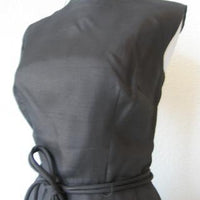 bodice, classic 50s sleeveless sheath dress LBD