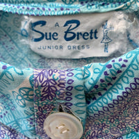 label closeup - A Sue Brett Junior Dress