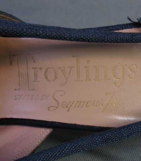 vintage 50s Troylings shoes label