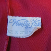 1950s Vanity Fair vintage slip label