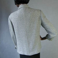 back view, cashmere 1950s jacket