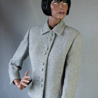 1950s vintage cashmere tweed jacket