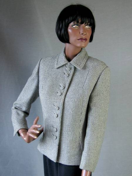 1950s vintage cashmere tweed jacket