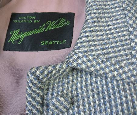 vintage 50s Marguerite Walter jacket label