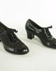 50s lace up oxford heels size 8